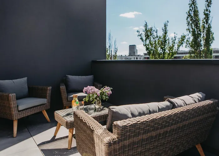 Apartment Mieszczanska 46 - Nowoczesny Z 2 Sypialniami - Taras, Parking, Centrum - - Fair Breslau